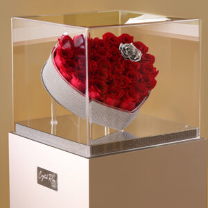 Medium Heart Gold Long Lasting Flower