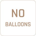 NO BALLOONS